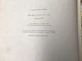 an open book with a drawing of a man on it