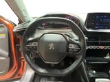 the interior of a car with a steering wheel and dashboard controls