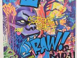 an image of a painting of graffiti with a crown on top of it