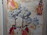 a picture of a painting on the wall of a room