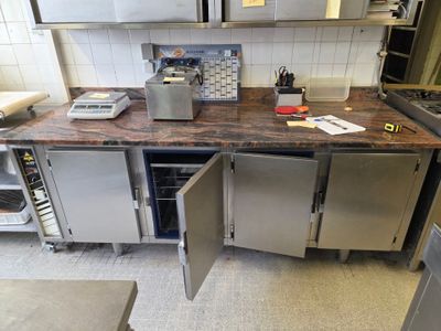 an image of a kitchen with a lot of counter space