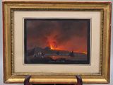 une image représentant un tableau illustrant un feu dans le ciel