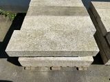 a lot of concrete blocks stacked on top of each other