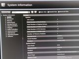 a computer screen with a lot of information on it