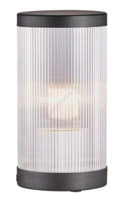 a close up of a light on a white background