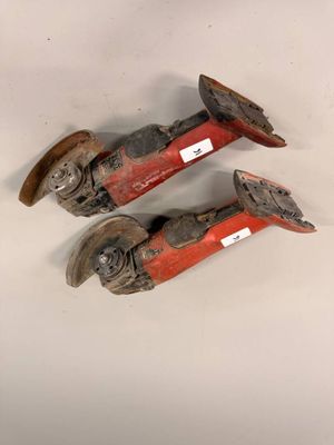 paire de sprinklers anciens en fonte