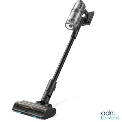 a close up of a vacuum cleaner on a white background