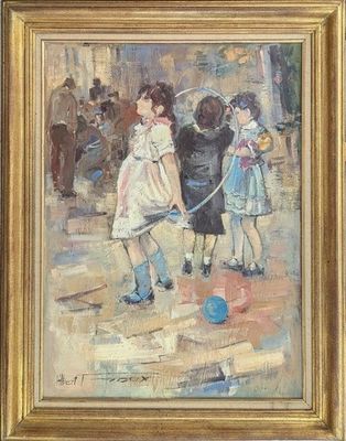 Albert PROUX (né en 1943) Récréation, 1981