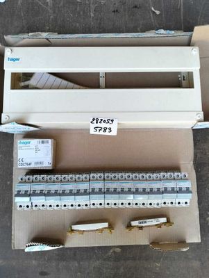 a box of electrical equipment sitting on the floor