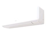 an image of a white air conditioner sitting on top of a white wall