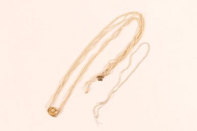 Collier de fines perles de verre en imitation de perles de c… - Photo 1