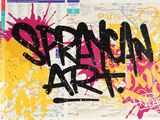 une image représentant une photo d'une carte sur laquelle figurent des graffitis