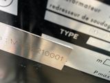 a close up of a label on a machine