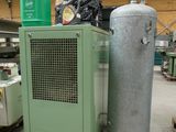 a large industrial air conditioner in a warehouse
