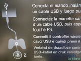 a picture of a sign that states that the device is connected to a usb