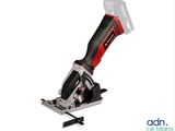 a close up of a circular cutter on a white background