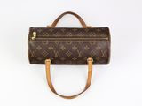 louis vuittou bag in monogram canvas and leather