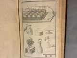 an open book with a drawing of various objects on it