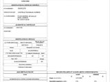 a form of application for a driver in a car with a barcode on it