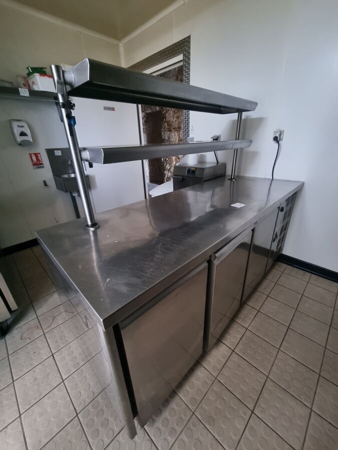 1 enfilade réfrigérée 3 portes TECHNO DOM TF03MIDGN gaz R507…