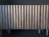 a radiator that is sitting in a room