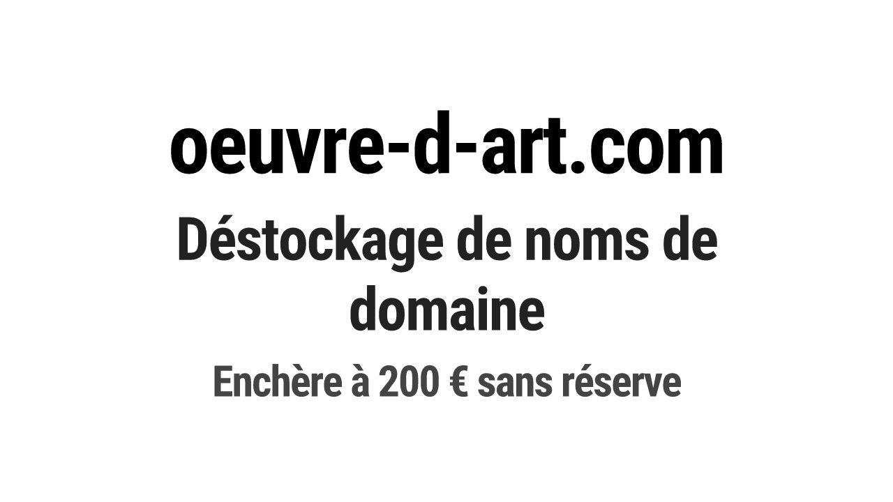 Destockage & Invendus