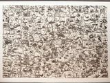 une image représentant un dessin en noir et blanc d'un groupe de visages