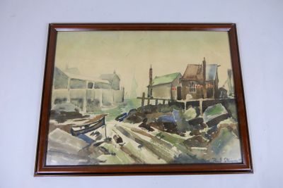 une photo d'un tableau accroché au mur