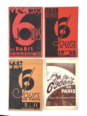 Cyclisme / Paris / Six Jours / Vel'd'Hiv / Pellos