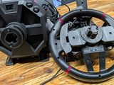 a steering wheel that is sitting on a table