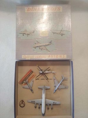 Dinky Toys Avions 60A Mystère IV Et 60E Vickers Viscount - Miniatures Métal 1/43