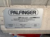 a close up of a sign on the back of a truck
