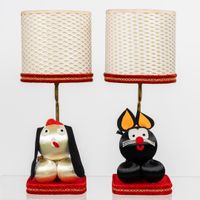 Une paire de lampes de chevet du milieu du siècle pour une c… (photo 3)