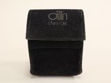 a small black case with a logo on it