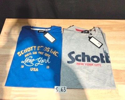Lot de 2 T-shirts Schott Taille L