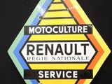 une image représentant une enseigne portant l'inscription « Renault Service » sur fond noir