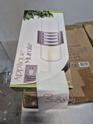 Lot de 6 appliques murales en inox/polycarbonate , 11W , cul…