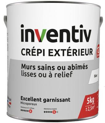 Enduit extérieur blanc, 5 kg