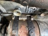 a close up view of the engine of a motorcycle
