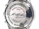 signed michael schumacher racing watch with world champion autograph