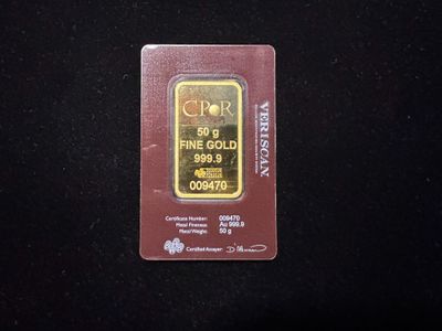 - 1 lingotin 50 g d'or 999.9 - n°9470