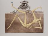 une image représentant un dessin d'un homme et d'une femme allongés par terre
