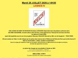 une affiche jaune sur laquelle figure l'image d'un ballon de football