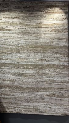 Tapis moderne noué main création couleur beige et gris 300 x…