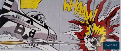 une image représentant la couverture d'une bande dessinée sur laquelle on voit un avion en plein vol