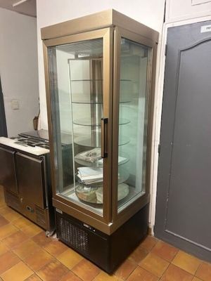 Vitrine réfrigérée verticale professionnelle positive à 4 fa…