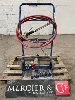 - CHARIOT POUR CHALUMEAU OXYACETYLENIQUE OXYCOUPEUR - Tva ré…