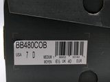 a black box with a barcode on it