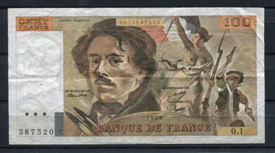 an old bank note with a picture of a man on it