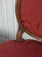PAIRE DE CHAISES en hêtre mouluré et sculpté à dossier médai… (photo 5)